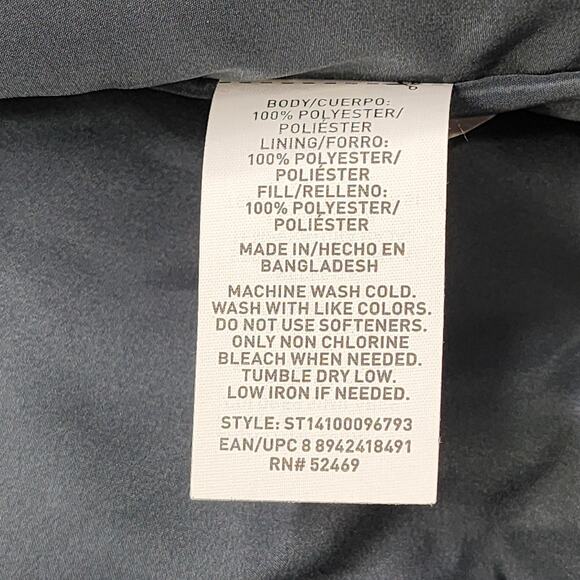 SwissTech Vest Mens L Gray Colorblock Sleeveless Full Zip Puffer Lightweight - Picture 6 of 11